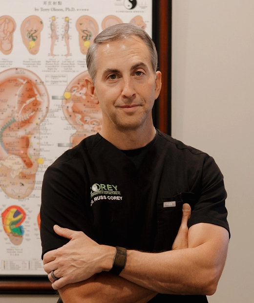 Dr. Russell Corey, a chiropractor at Corey Chiropractic & Acupuncture P.C.
